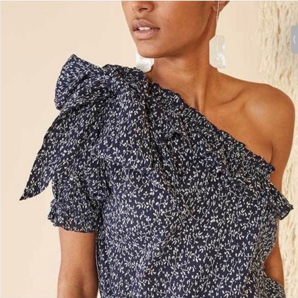 Ulla Johnson Alene Top, midnight blue, size 0